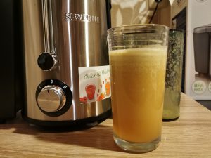 Severin Entsafter ES 3566 Apfelsaft im Glas