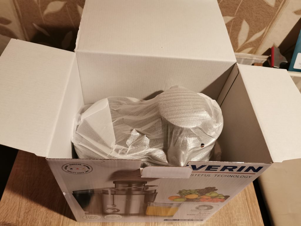Severin Entsafter ES 3566 auspacken