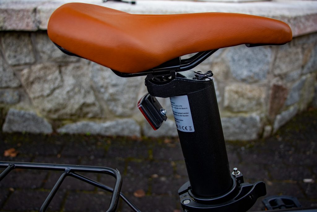 myvélo Zürich E-Bike Sattel von der Seite