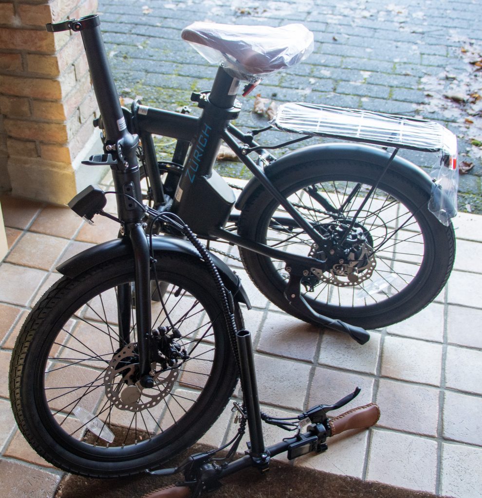 myvélo Zürich E-Bike ausgepackt