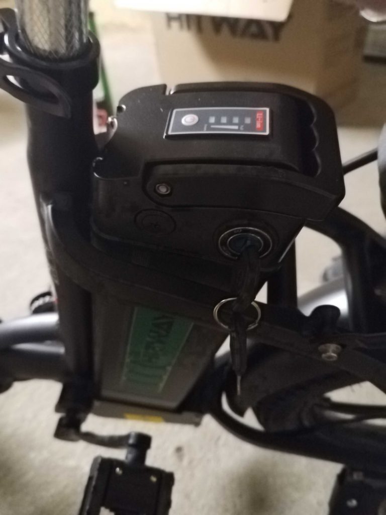 Akku des Hitway BK5 E-Bikes