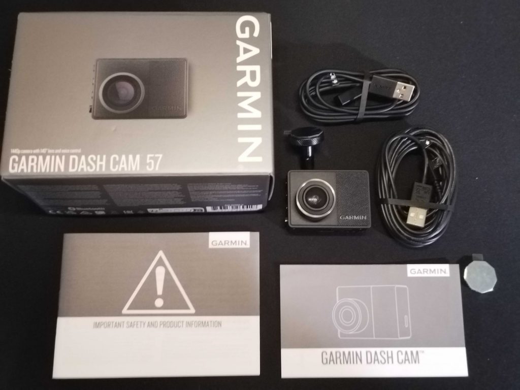 Garmin 57 Dashcam gesamter Lieferumfang