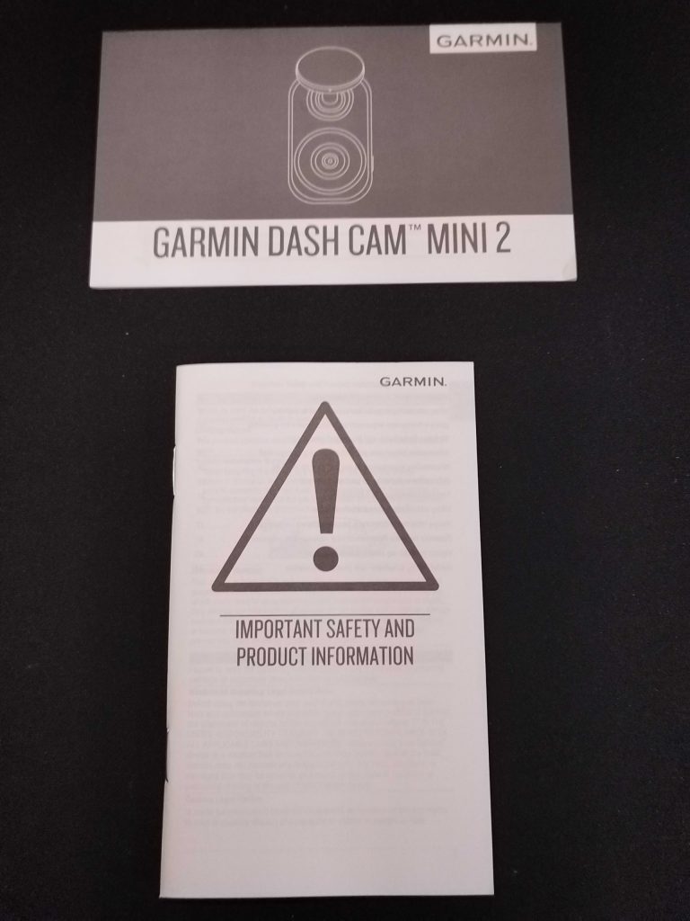 Garmin Mini 2 Dashcam Sicherheitshinweise und Bedienungsanleitung