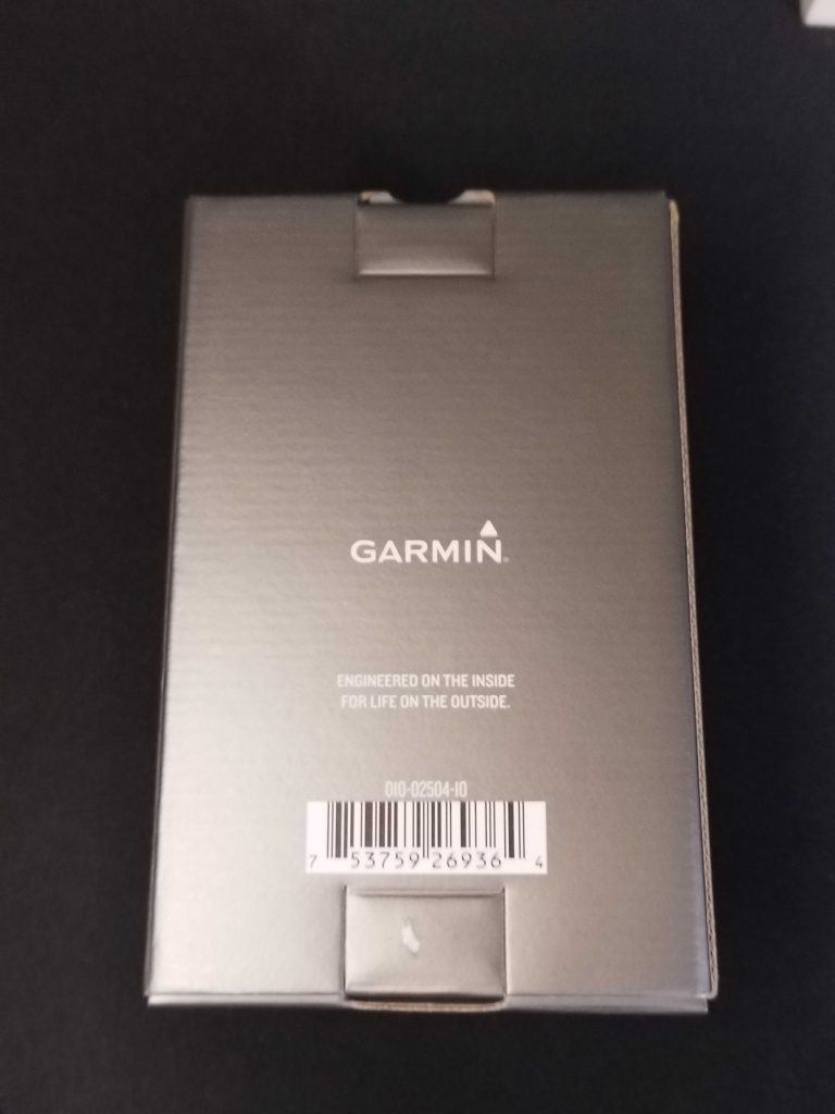 Garmin Mini 2 Dashcam Verpackung von hinten
