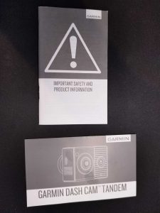 Garmin Tandem Dashcam Sicherheitshinweise und Bedienungsanleitung