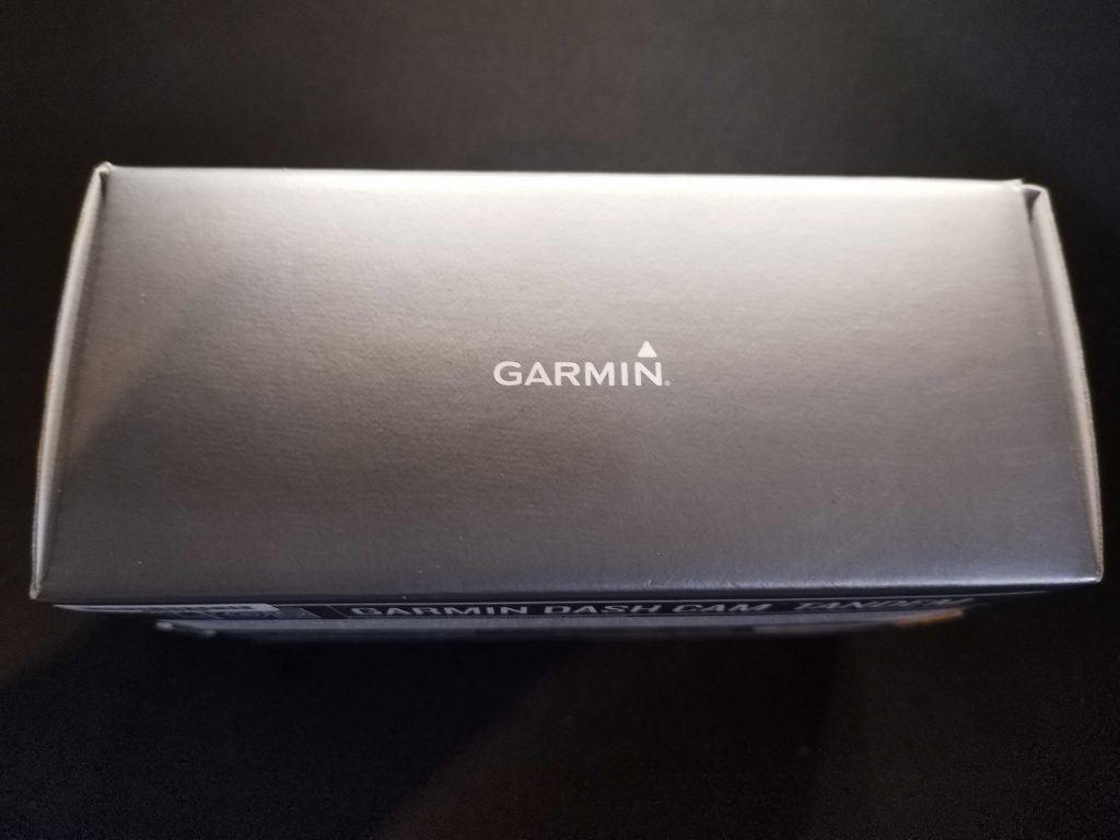 Garmin Tandem Dashcam Verpackung von oben
