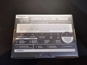 Garmin Tandem DashcamVerpackung von hinten
