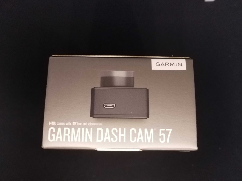 Garmin Verpackung von der Seite