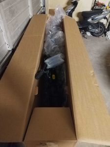 Jeep MHR 7000 E-Bike in der Verpackung