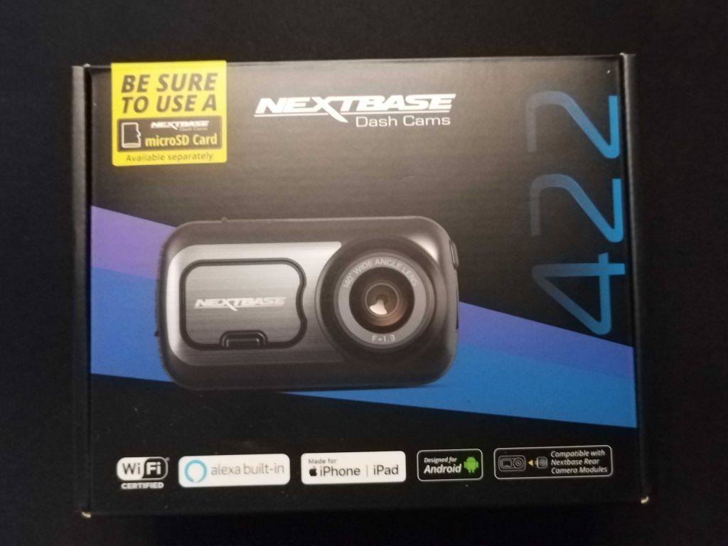 Nextbase 422 GW Dashcam Vewrpackung