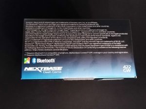Nextbase 422 GW Verpackung von der linken Seite