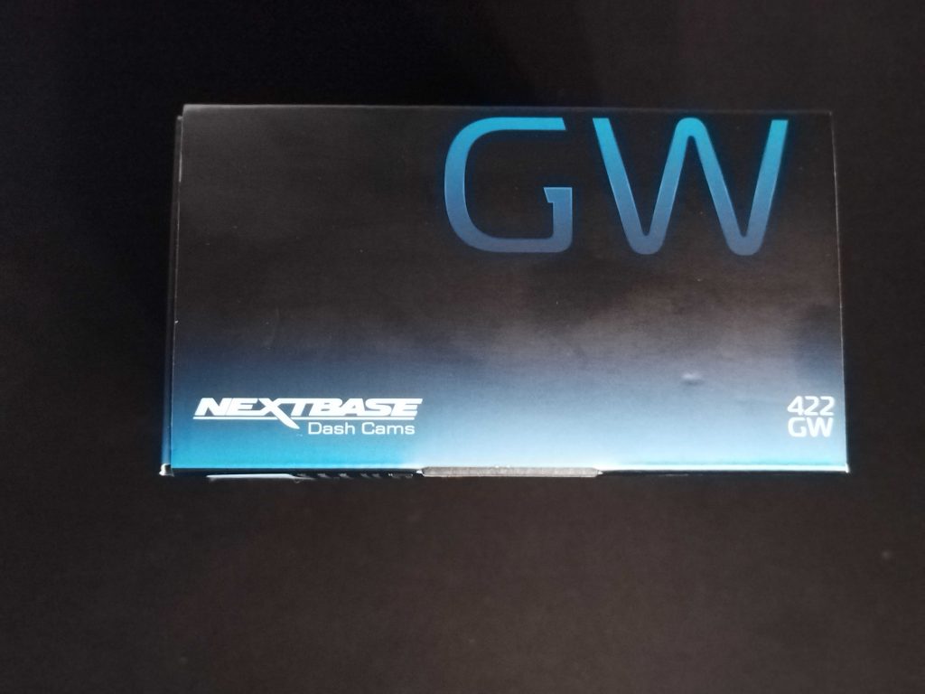 Nextbase 422 GW Verpackung von der rechten Seite