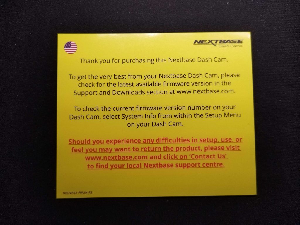 Sicherheitshinweise der Nextbase 622 GW 2