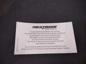 Support-Karte der Nextbase 422 GW