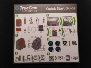 TrueCam H25 GPS 4K Dashcam Kurzanleitung