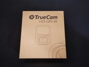 TrueCam H25 GPS 4K Dashcam Verpackung von vorne