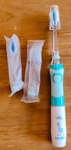 Dada-Tech DT-K6 Elektrische Zahnbürste für Kinder mit Ersatzbürsten