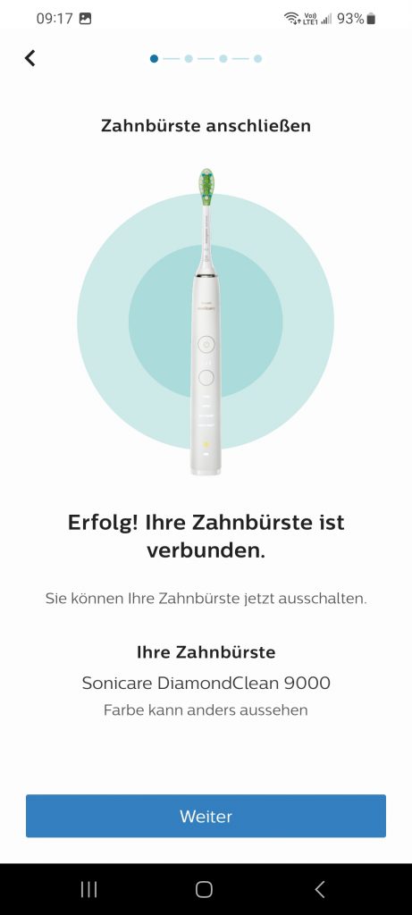 Elektrische Zahnbürste Philips Sonicare DiamondClean 9000 App 03