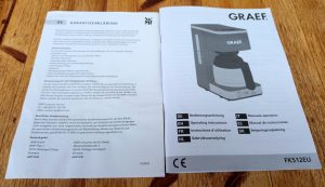 GRAEF FK512 Kaffeemaschine Bedienungsanleitung