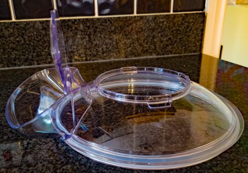 GRAEF MYestro Küchenmaschine Spritzschutz mit Einfüllöffnung