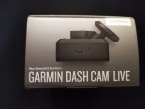 Garmin Dash Cam Live Verpackung rechte Seite