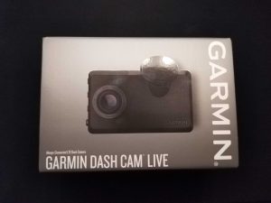 Garmin Dash Cam Live Verpackung von vorn