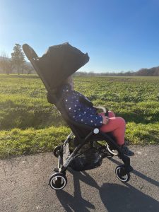 Hamilton by Yoop S1 Plus Kinderwagen in Aktion