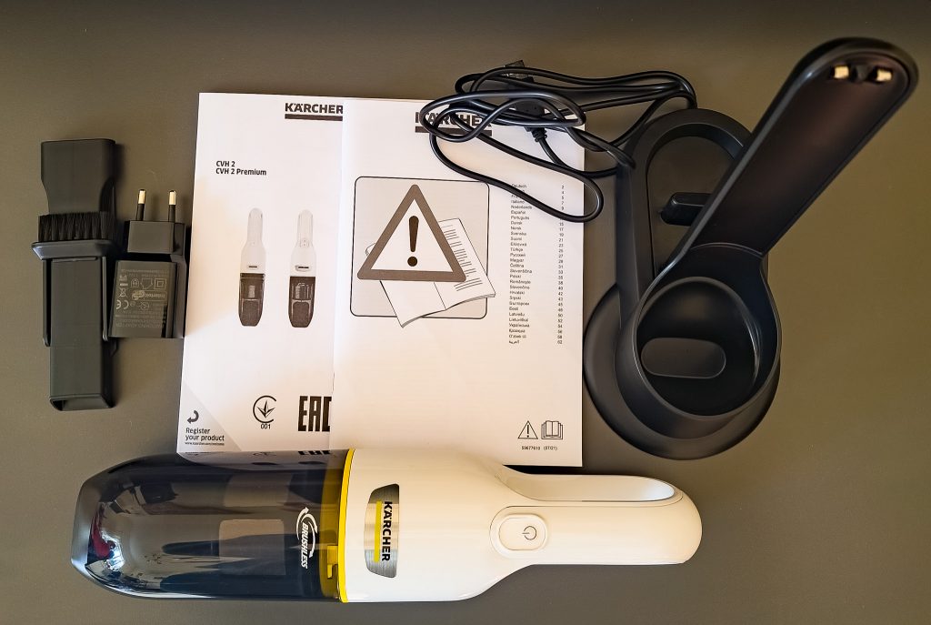 Kärcher CVH 2 Premium Handstaubsauger Lieferumfang