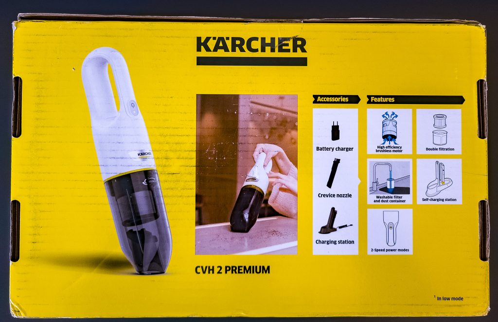 Kärcher CVH 2 Premium Handstaubsauger Verpackung