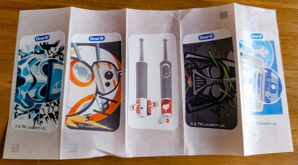 Oral-B Star Wars Elektrische Kinderzahnbürste Sticker