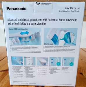Panasonic EW-DC 12 Verpackung Rückseite