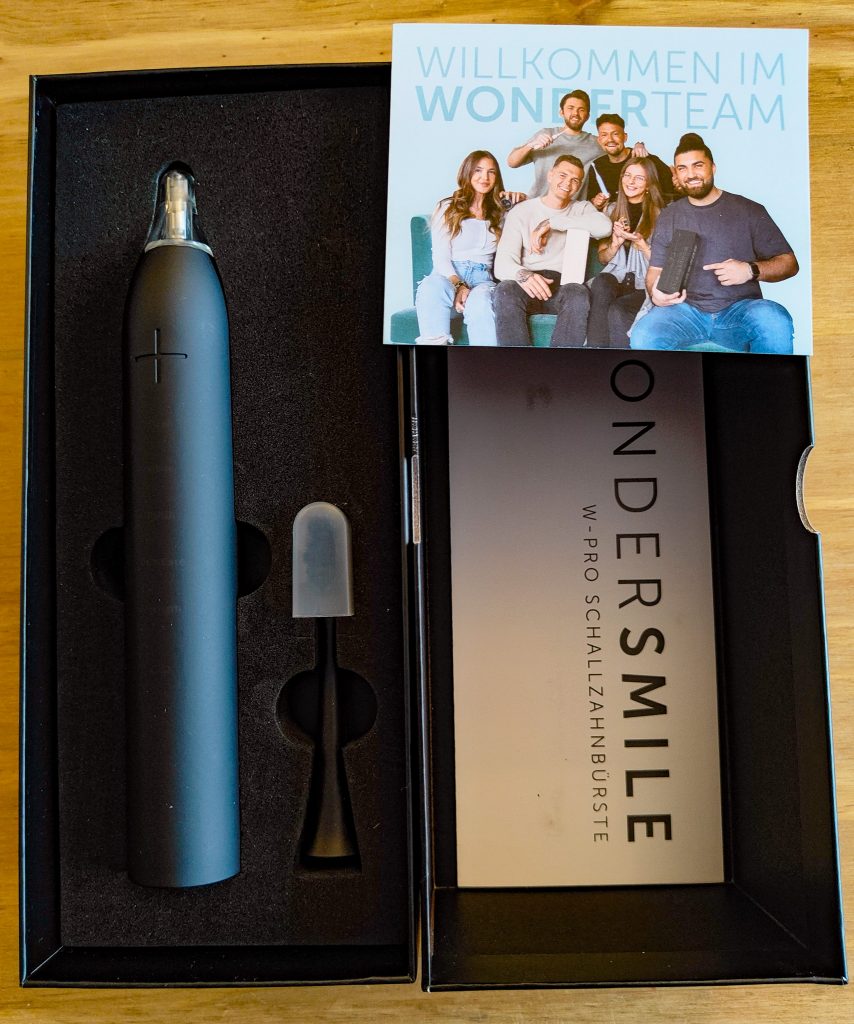 Wondersmile PRO Elektrische Zahnbürste Lieferumfang