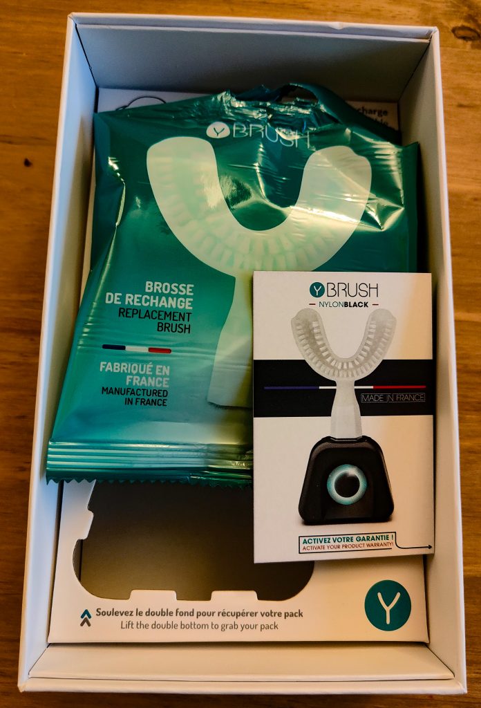 Y-Brush Elektrische Zahnbürste Lieferumfang
