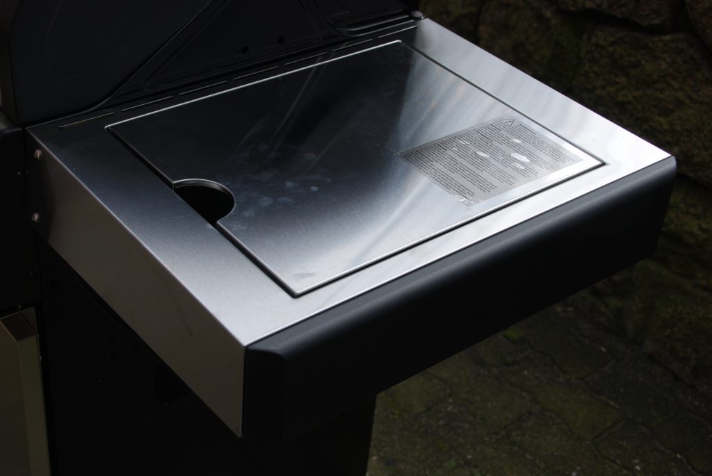 Burnhard Big Fred Deulxe Gasgrill Seitenbrenner Deckel