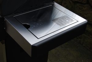 Burnhard Big Fred Deulxe Gasgrill Seitenbrenner Deckel