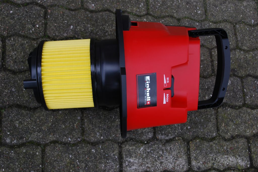 Einhell TE-VC 36-30 Li S-Solo Nass-Trockensauger Motor mit Faltenfilter
