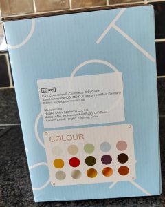 Ascot Edelstahl-Wasserkocher Verpackung Seite