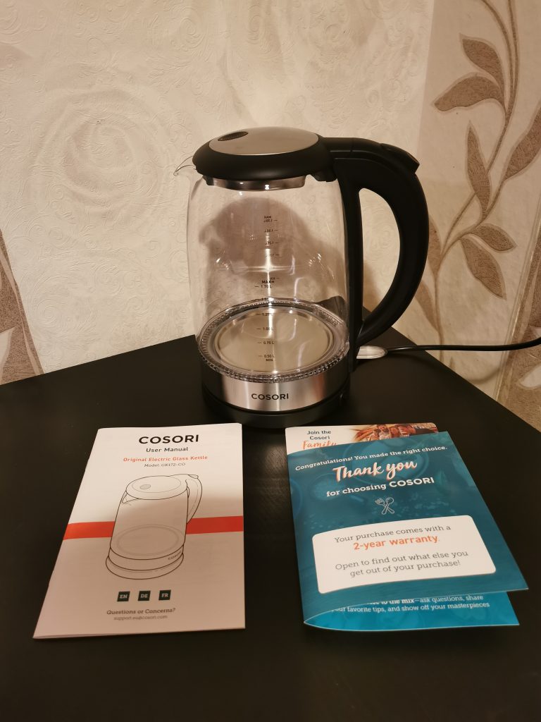 COSORI-Wasserkocher Lieferumfang