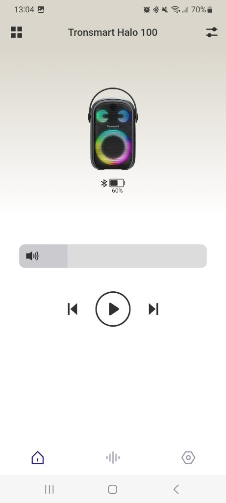 Tronsmart Halo 100 Lautsprecher App 02