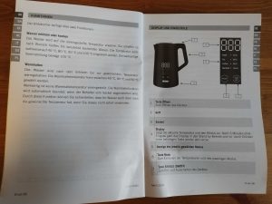 Unold BLITZKOCHER Bedienungsanleitung (Display, Einzelteile und Funktionen)