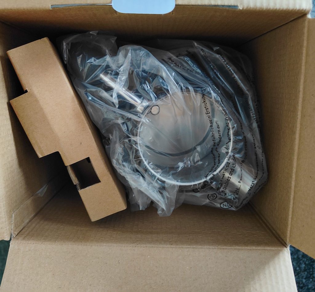 Verpackung Ascot Edelstahl-Wasserkocher