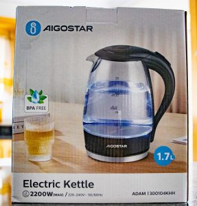 Wasserkocher Aigostar Adam Verpackung