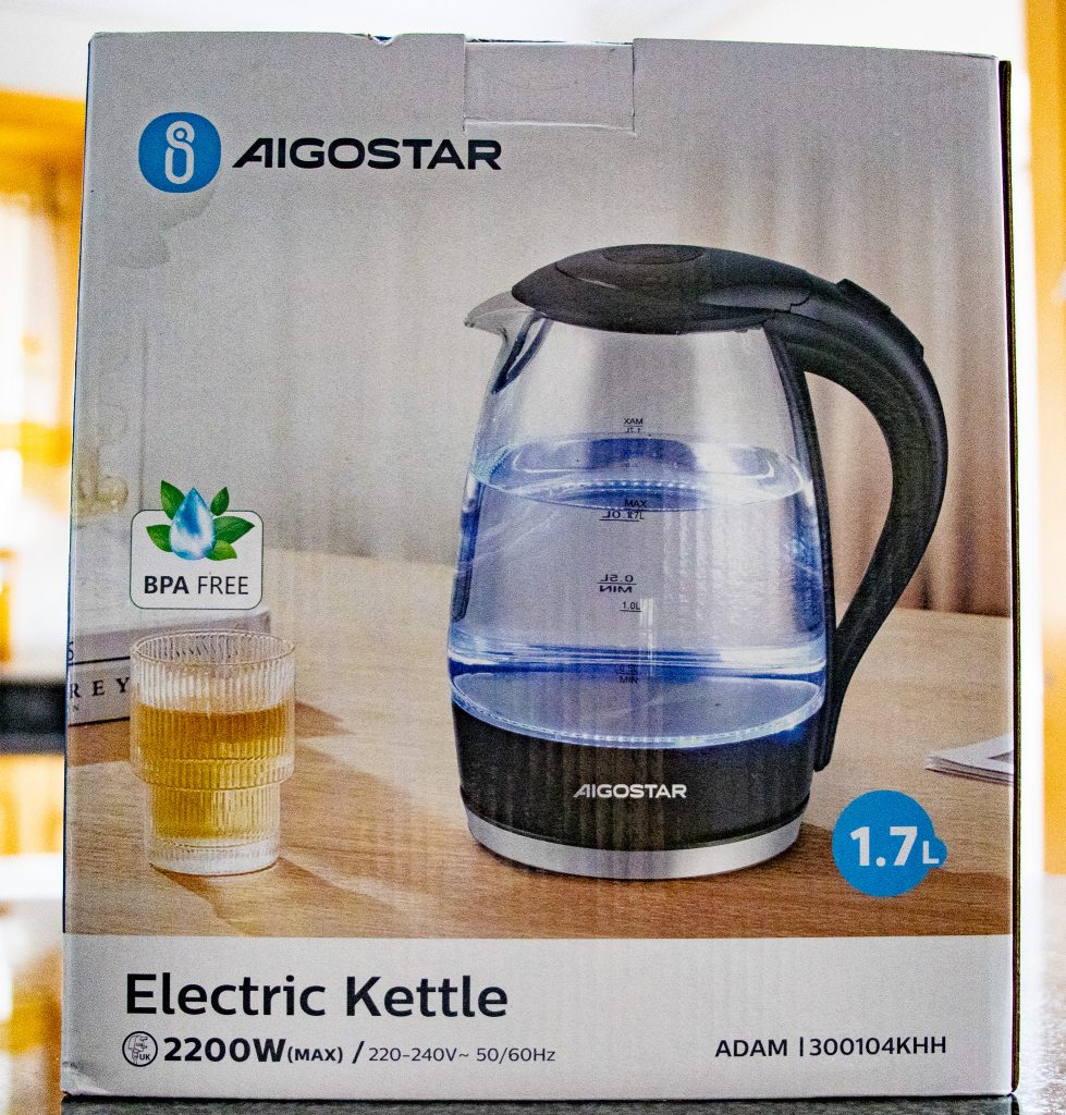 Wasserkocher Aigostar Adam Verpackung