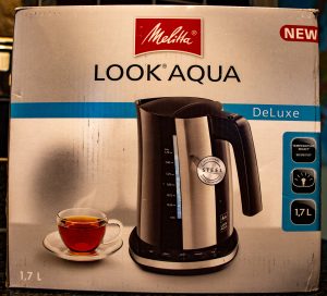 Wasserkocher MELITTA Look Aqua DeLuxe Verpackung