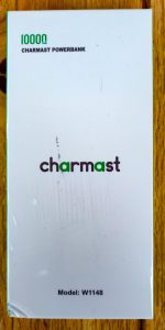 Charmast Powerbank Verpackung vorne