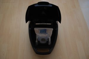 Bosch Serie 8 Staubsauger offen mit Beutel