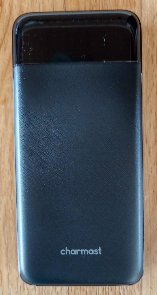 Charmast Powerbank von oben