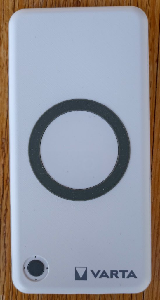 Varta Wireless Powerbank von oben