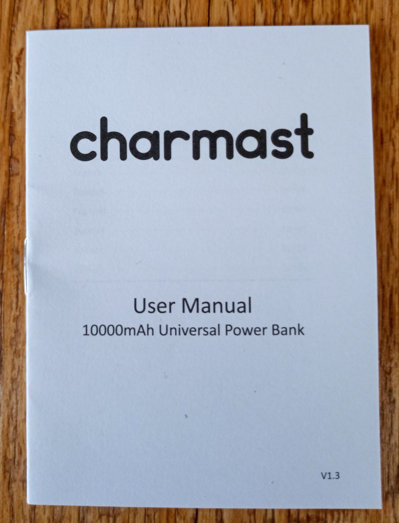 Charmast Powerbank Anleitung