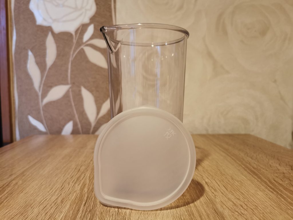 Arendo Pürierstab Becher mit Deckel